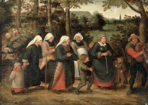 花嫁の行列（198004を参照） 作： Pieter Brueghel the Younger